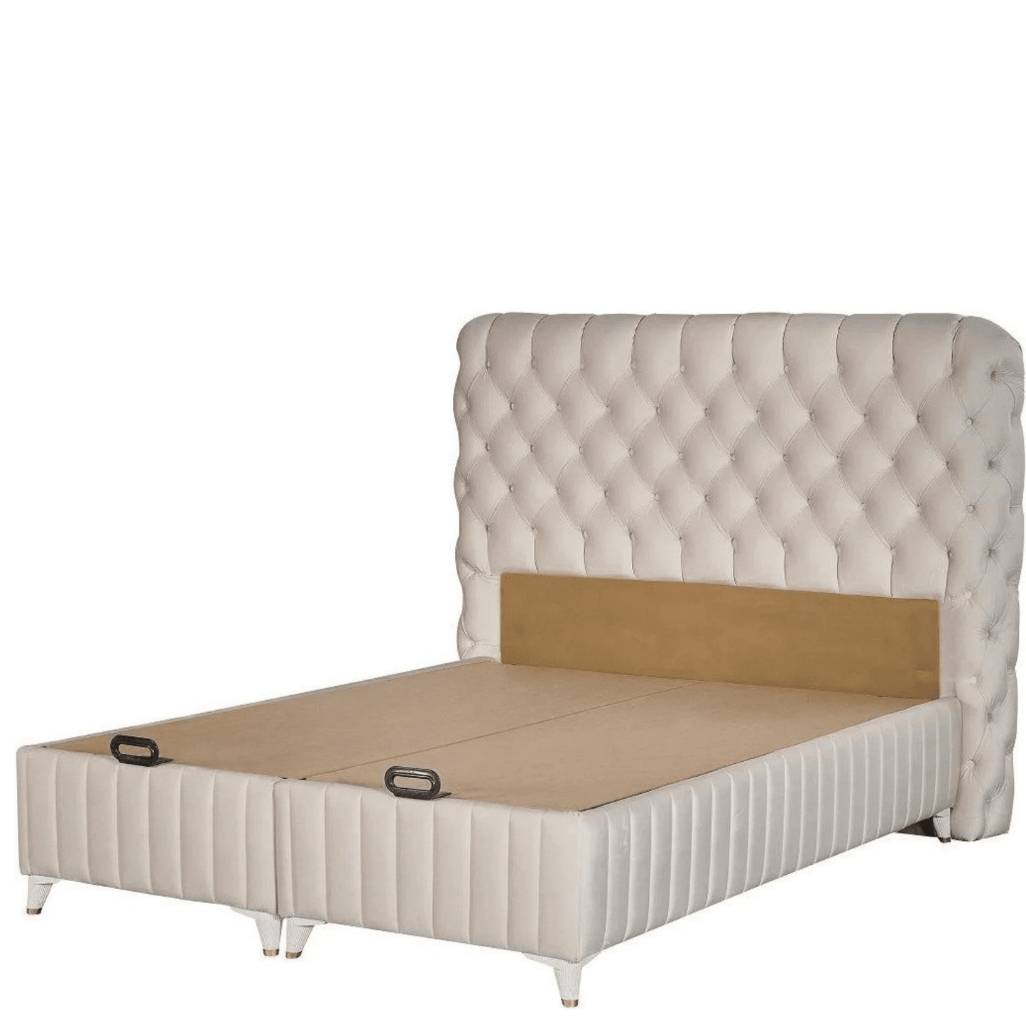 Fluffy Bett Set Boxspringbett mit Matratze mit Topper - Ezmann.de