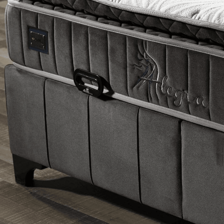Ezmann Alegra Boxspringbett 160x200 Matratze mit Topper - Ezmann.de