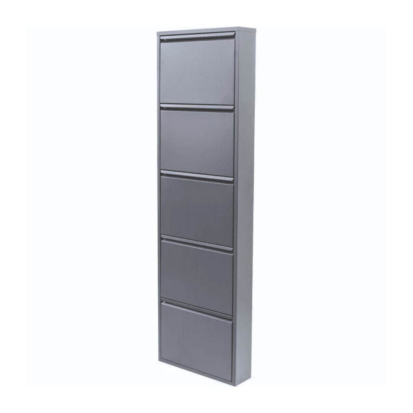 Gowoll Schuhschrank (5 Klappen Anthrazit) - Ezmann.de