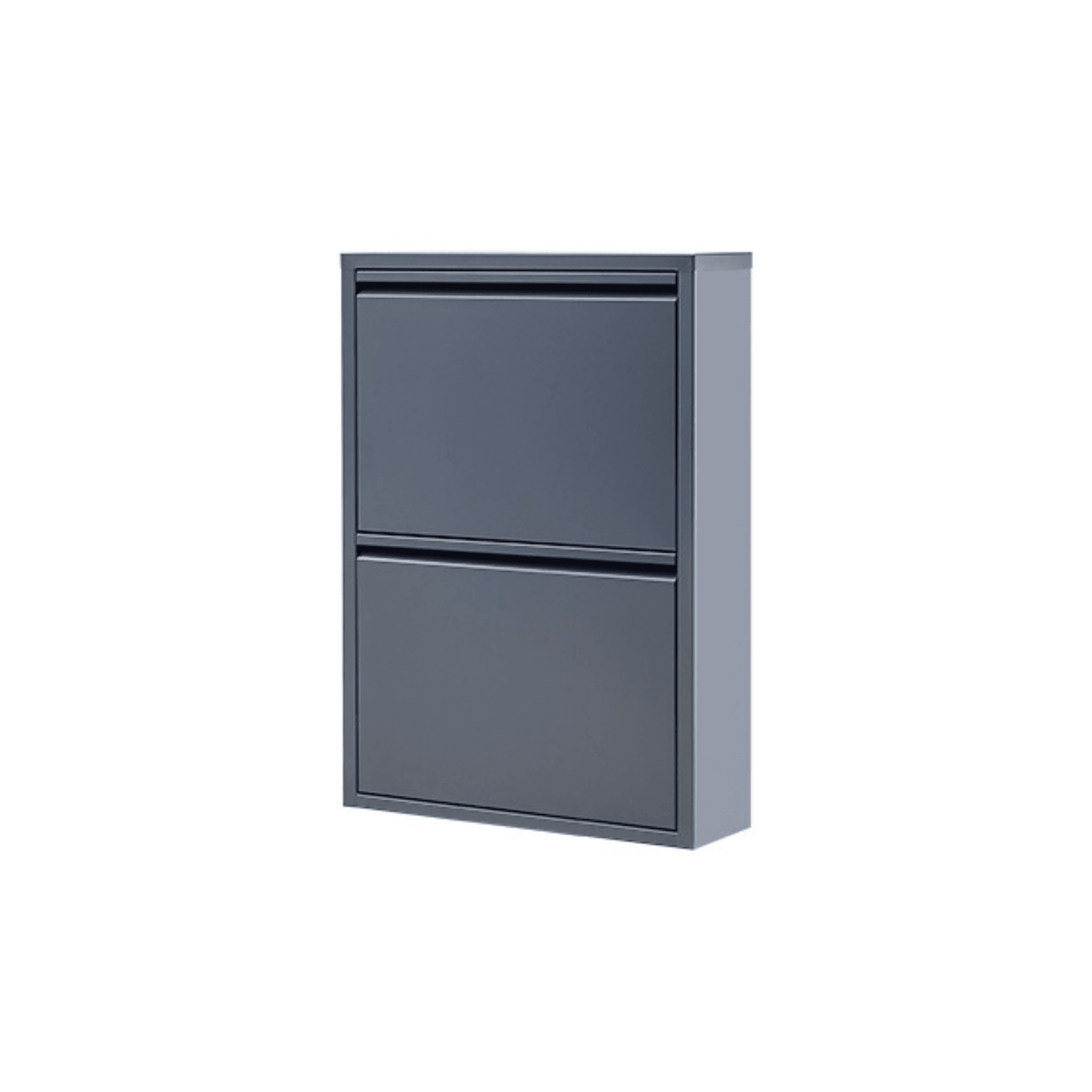 Alveon Schuhschrank (2 Klappen Anthrazit) - Ezmann.de