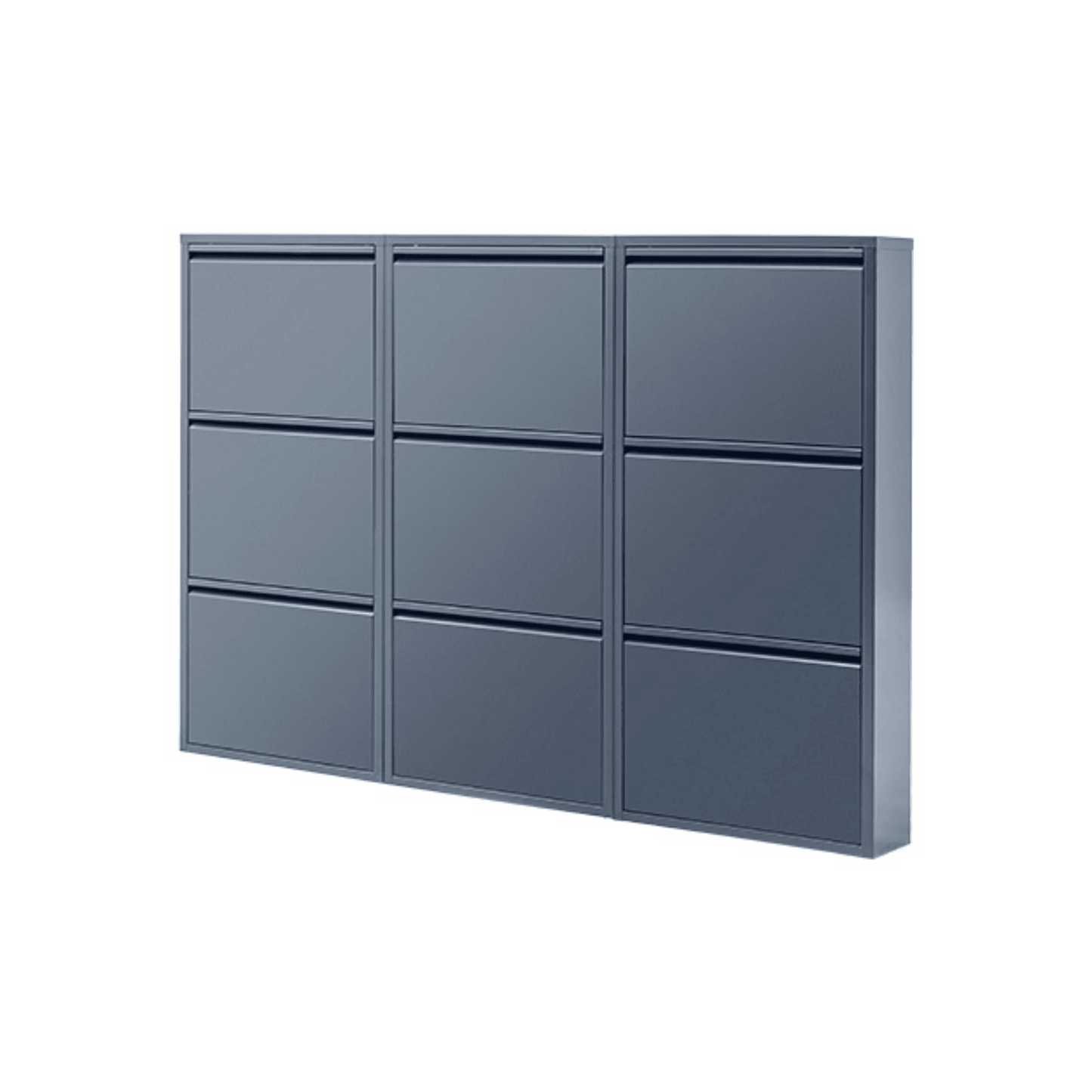 Alveon Schuhschrank (3 Klappen Anthrazit) - Ezmann.de