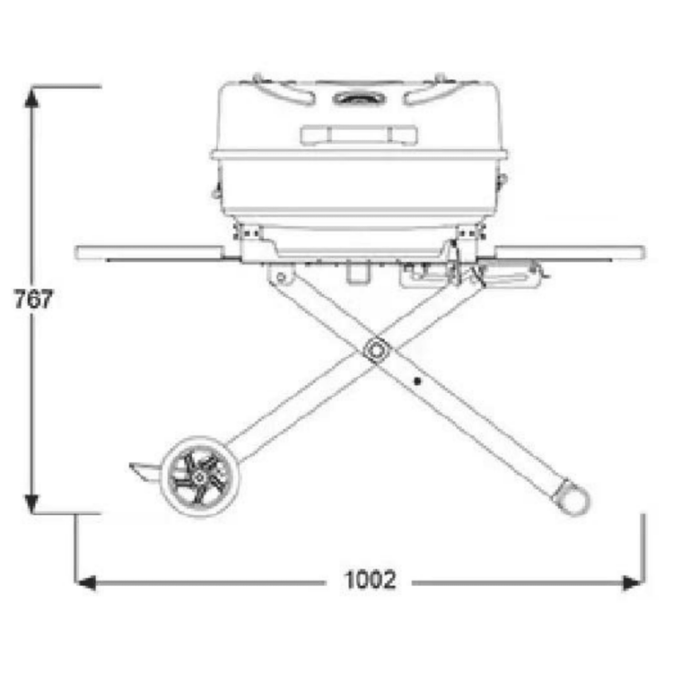 Guruss Travel-X Holzgrill Mobilgrill mit Grillrost - Ezmann.de