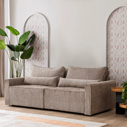 Benissa Schlafsofa 3 Sitzer mit Stauraum & Schlaffunktion | Ecksofa & Heimkino-Sofa, verstellbare Rückenlehne