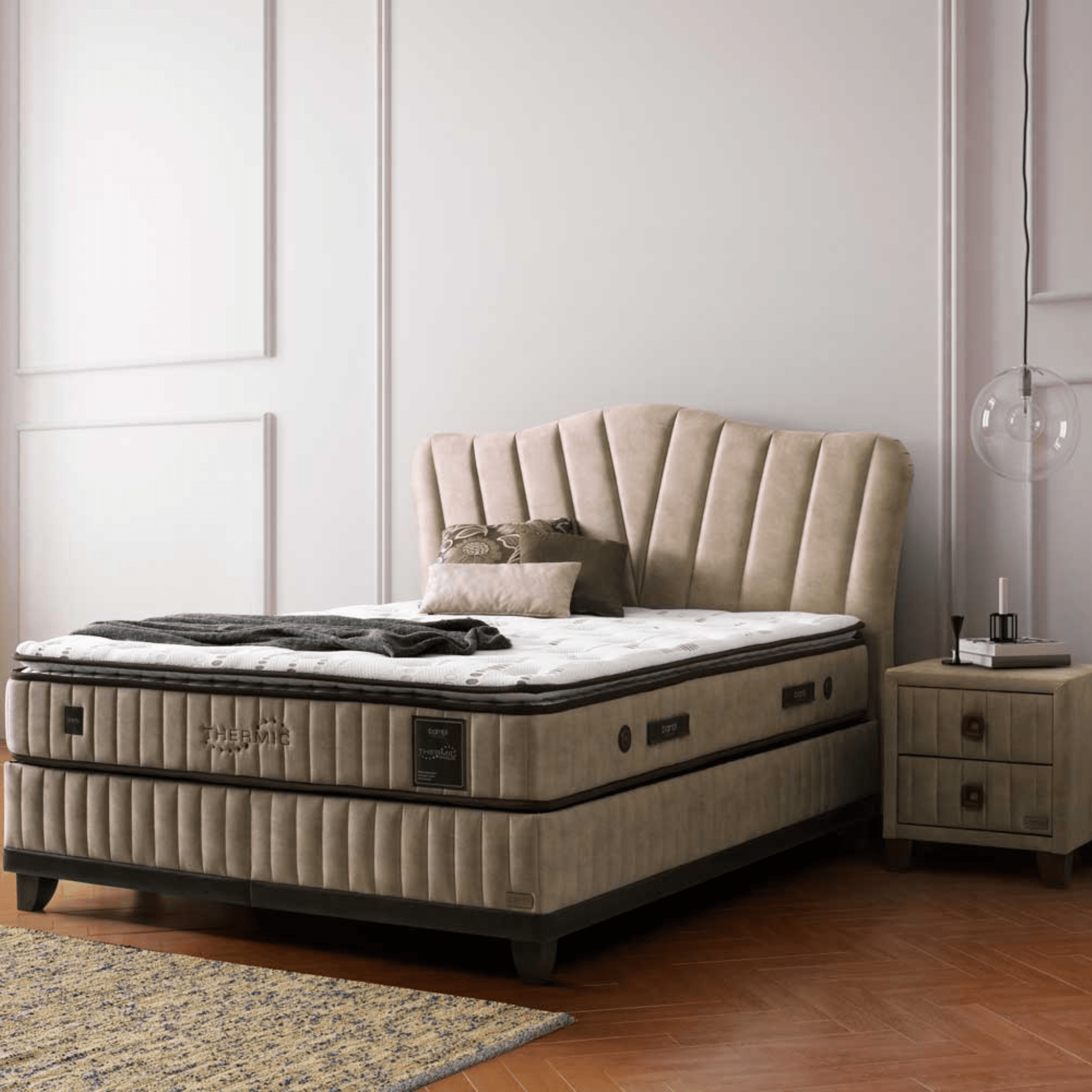 Bambi Thermic Prime Boxspringbett mit Matratze & Bettkästen - Ezmann.de