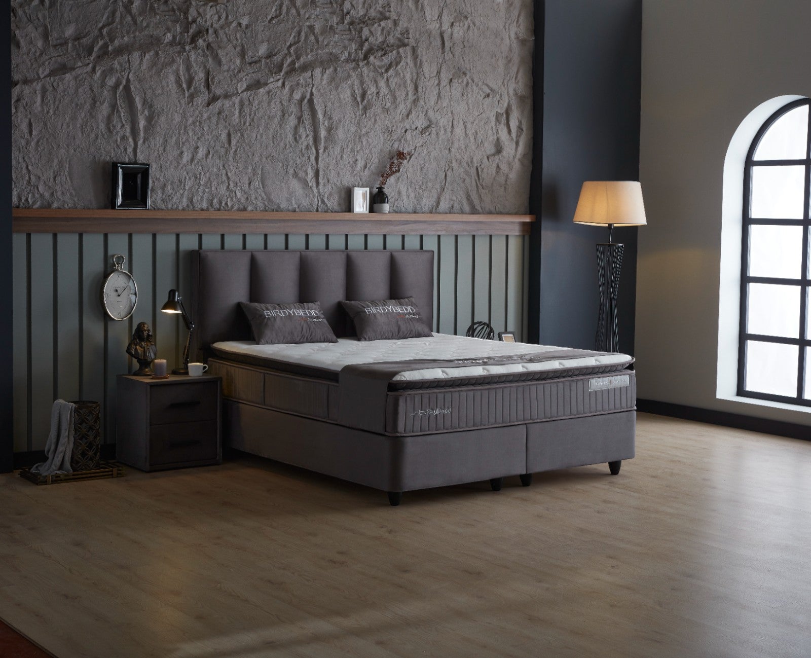 BSS BIRDYBEDD Boxspringbett Set | Matratze H3 | Box und Kopfteil Gowoll.de
