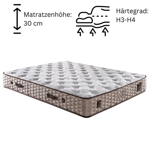 Bambi Freshcell 7 Schichten Höhe 30 cm Matratze 90x200 - 180x200 Doppelseitige - Ezmann.de