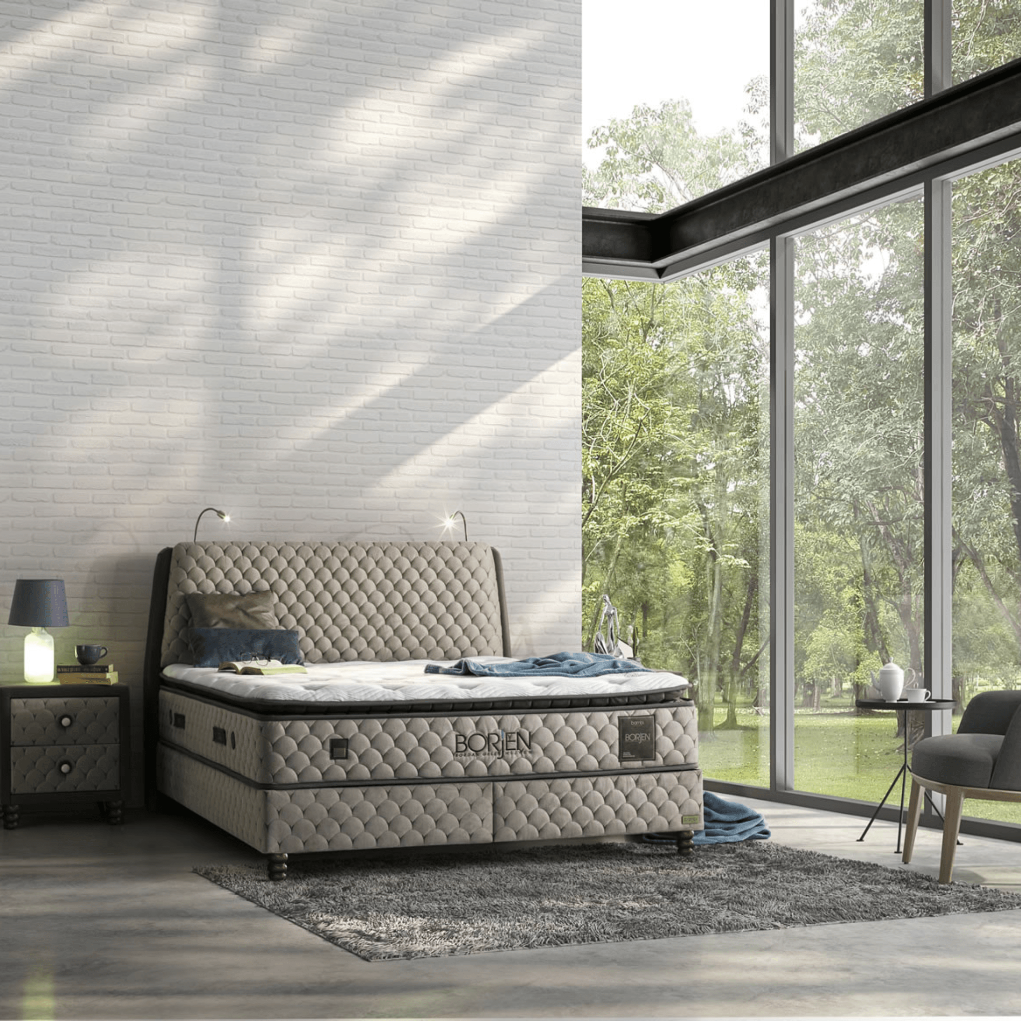 Bambi Borjen Boxspringbett Set - Ezmann.de