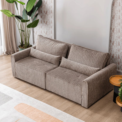 Benissa Schlafsofa 3 Sitzer mit Stauraum & Schlaffunktion | Ecksofa & Heimkino-Sofa, verstellbare Rückenlehne