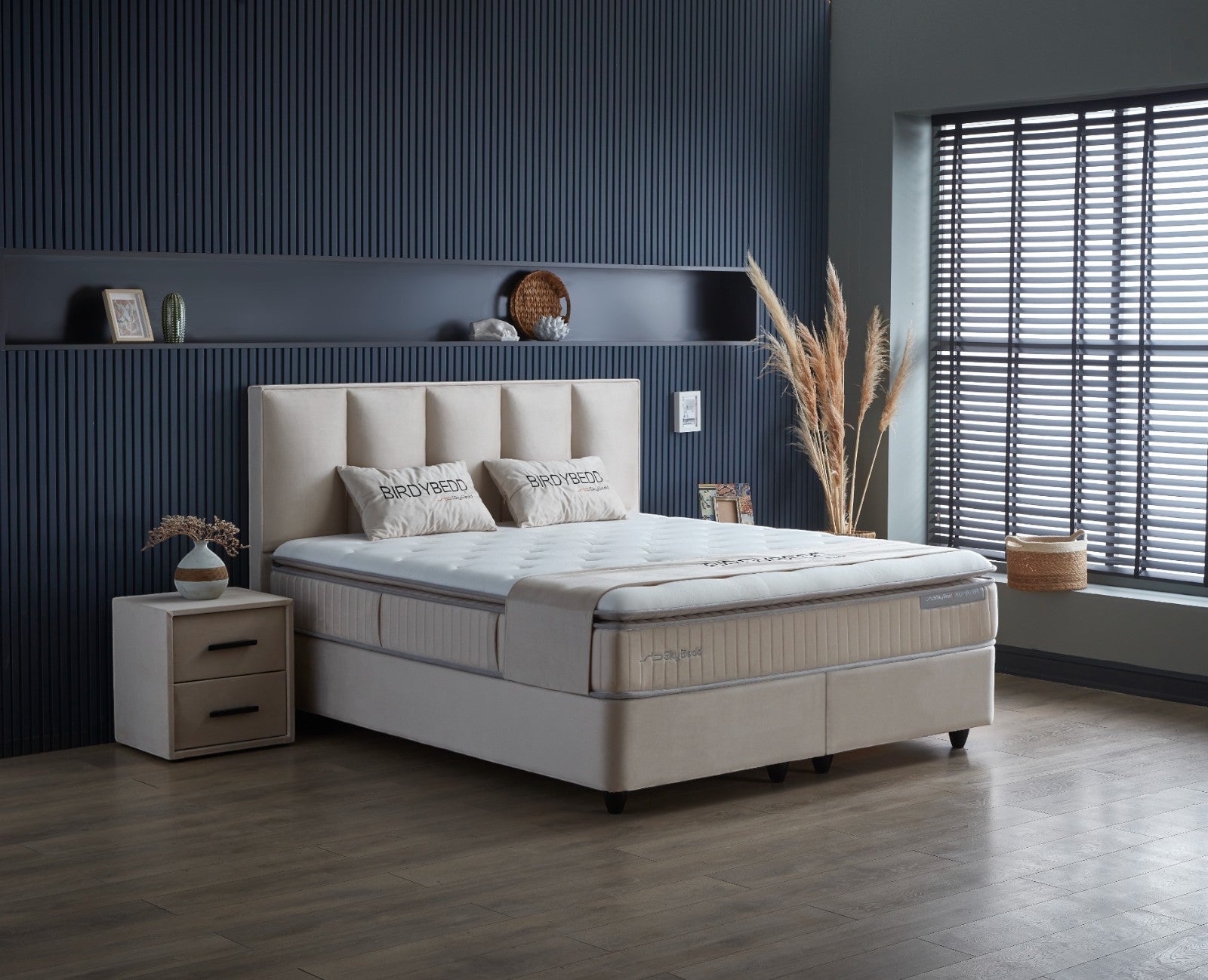 BSS BIRDYBEDD Boxspringbett Set | Matratze H3 | Box und Kopfteil Gowoll.de
