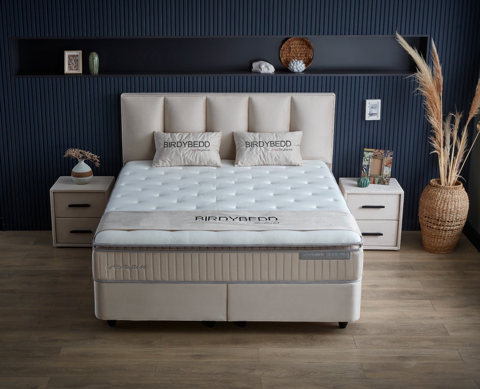 BSS BIRDYBEDD Boxspringbett Set | Matratze H3 | Box und Kopfteil Gowoll.de