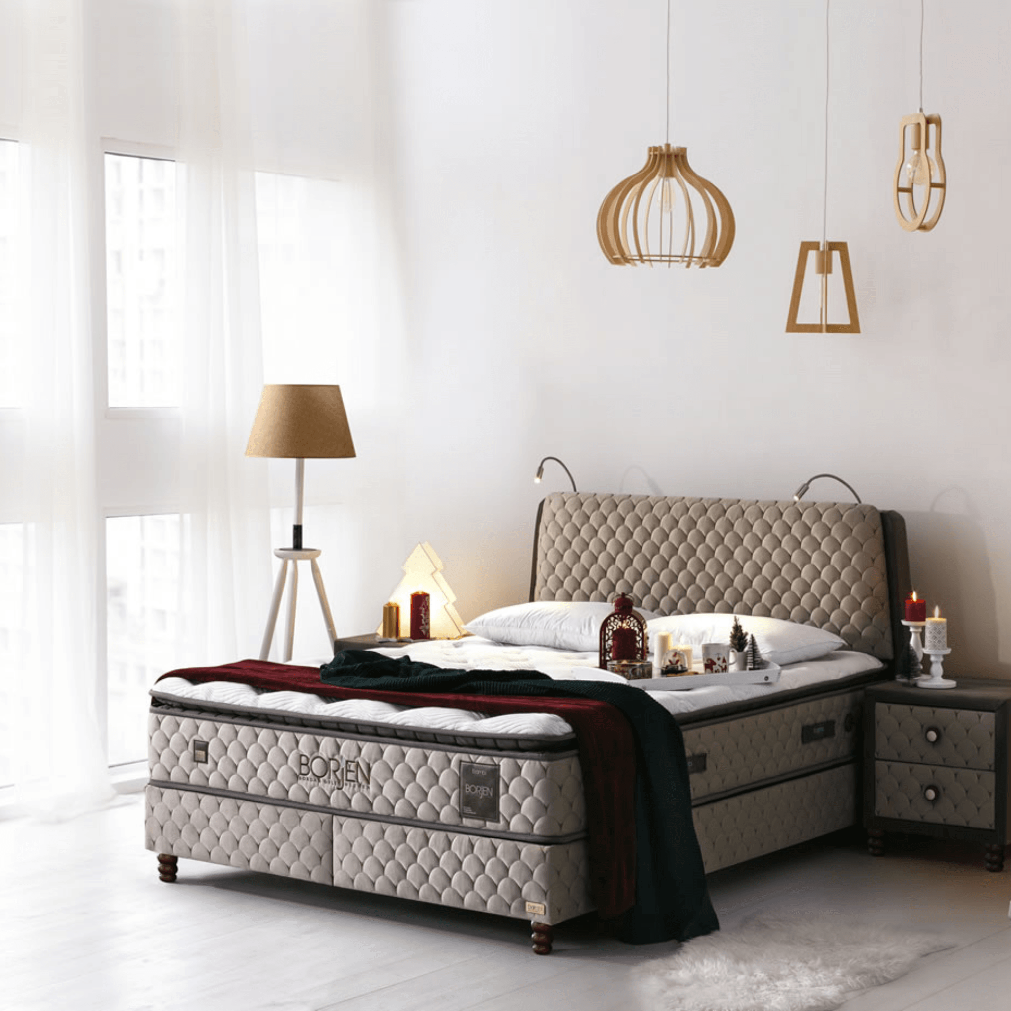 Bambi Borjen Boxspringbett Set - Ezmann.de