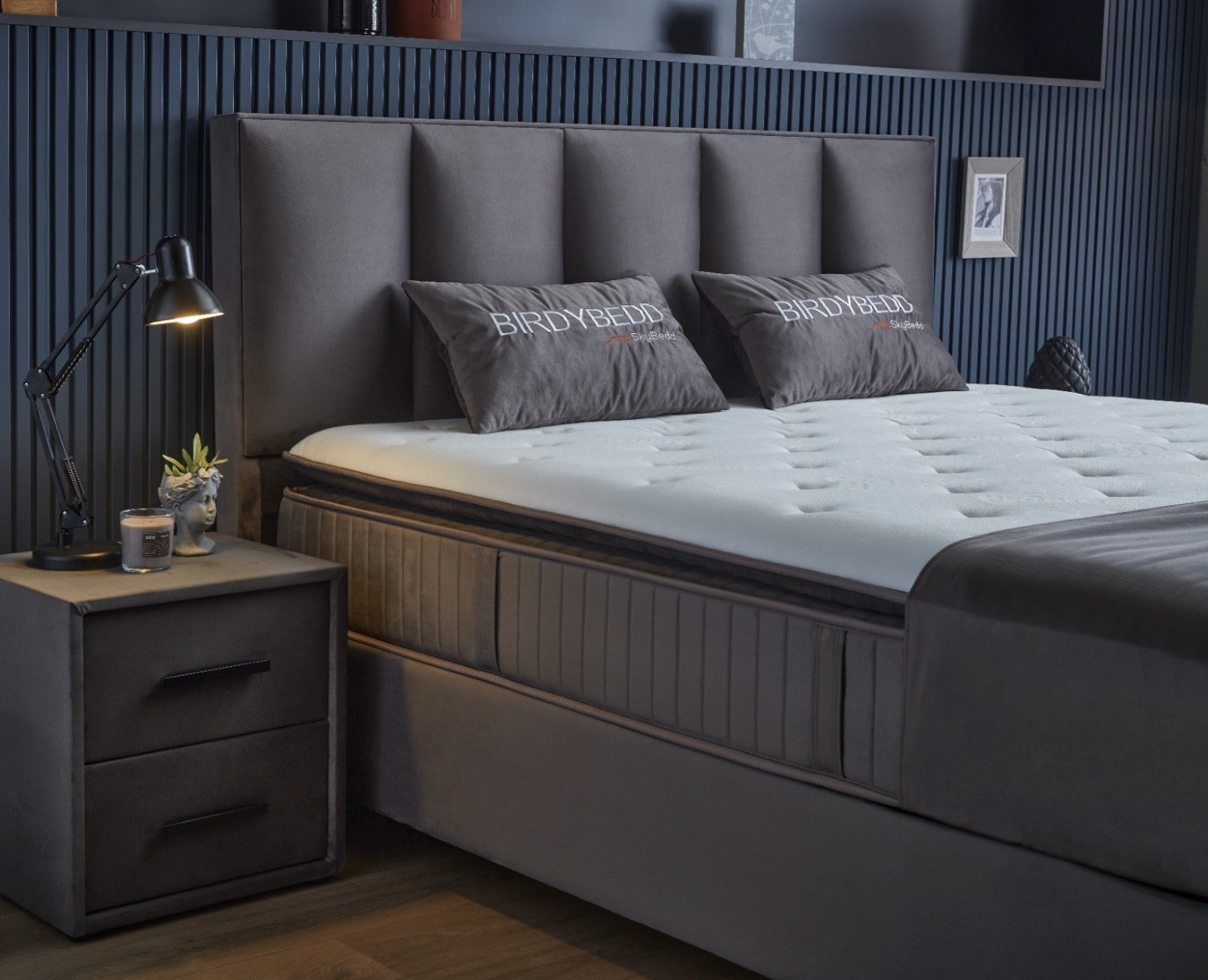 BSS BIRDYBEDD Boxspringbett Set | Matratze H3 | Box und Kopfteil Gowoll.de