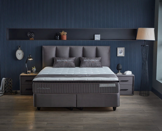 BSS BIRDYBEDD Boxspringbett Set | Matratze H3 | Box und Kopfteil Gowoll.de