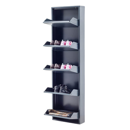 Gowoll Schuhschrank (5 Klappen Anthrazit) - Ezmann.de