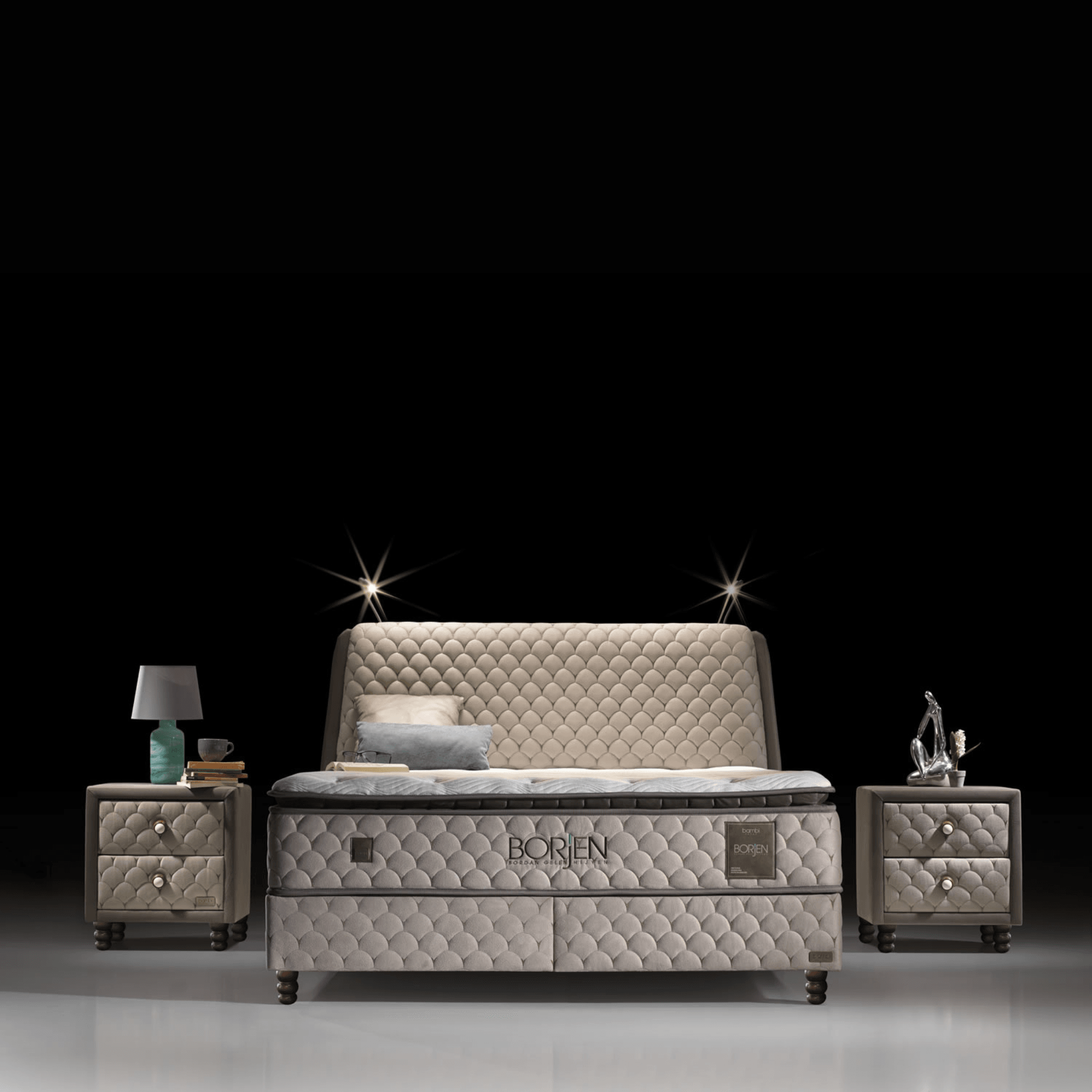 Bambi Borjen Boxspringbett Set - Ezmann.de