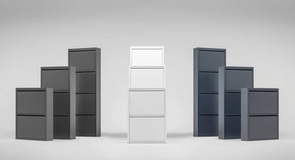 Alveon Schuhschrank (5 Klappen Schwarz ) - Ezmann.de