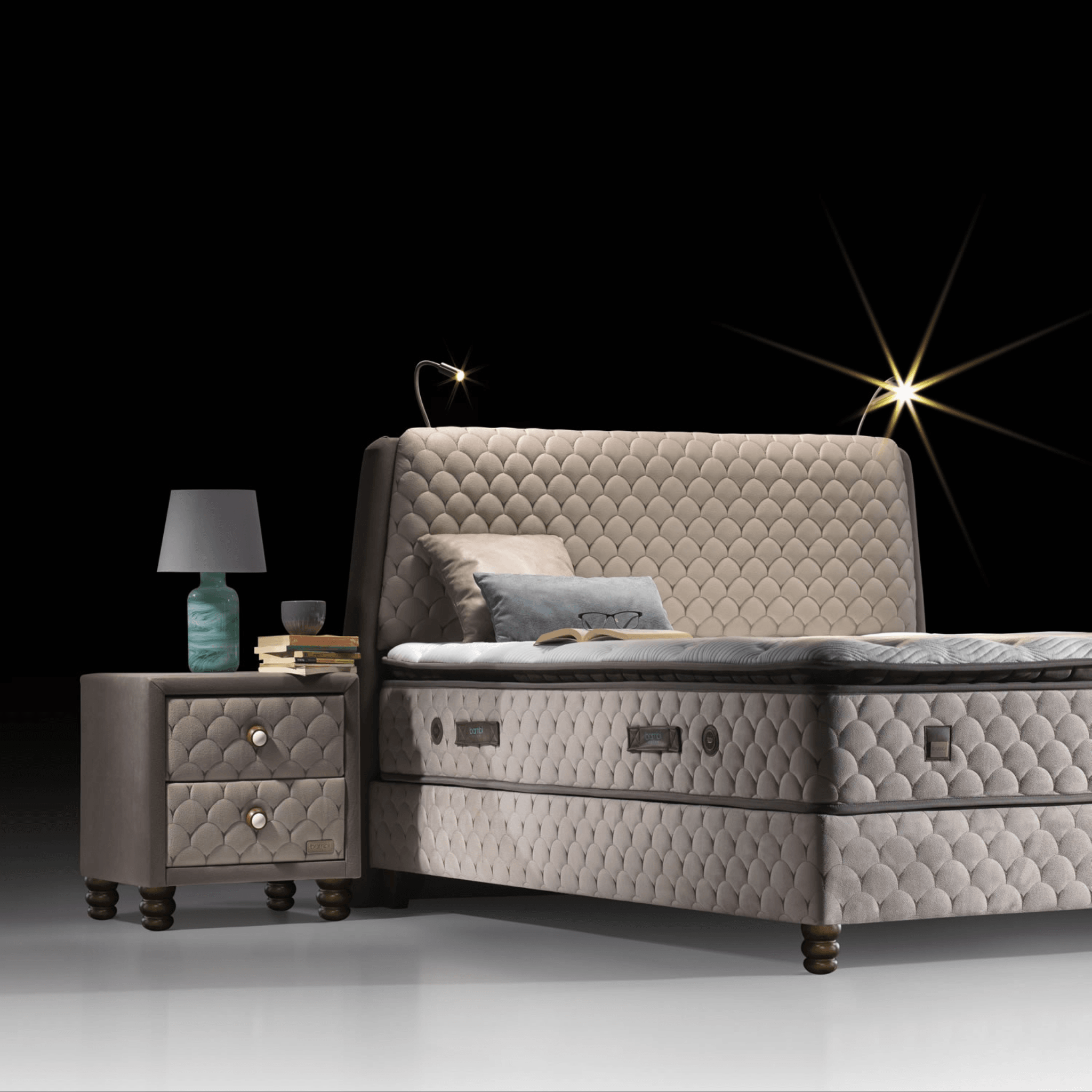 Bambi Borjen Boxspringbett Set - Ezmann.de
