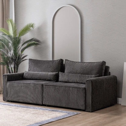Benissa Schlafsofa 3 Sitzer mit Stauraum & Schlaffunktion | Ecksofa & Heimkino-Sofa, verstellbare Rückenlehne