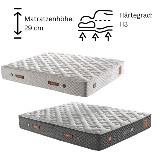 Bambi Thermo Control 7 Schichten Höhe 29 cm Matratze 160x200 - 180x200 - Ezmann.de