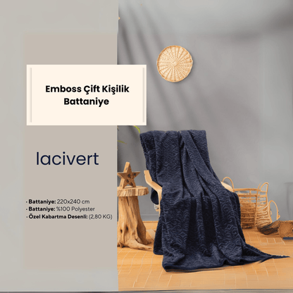 Cotton Box Emboss Wohndecke - Ezmann.de