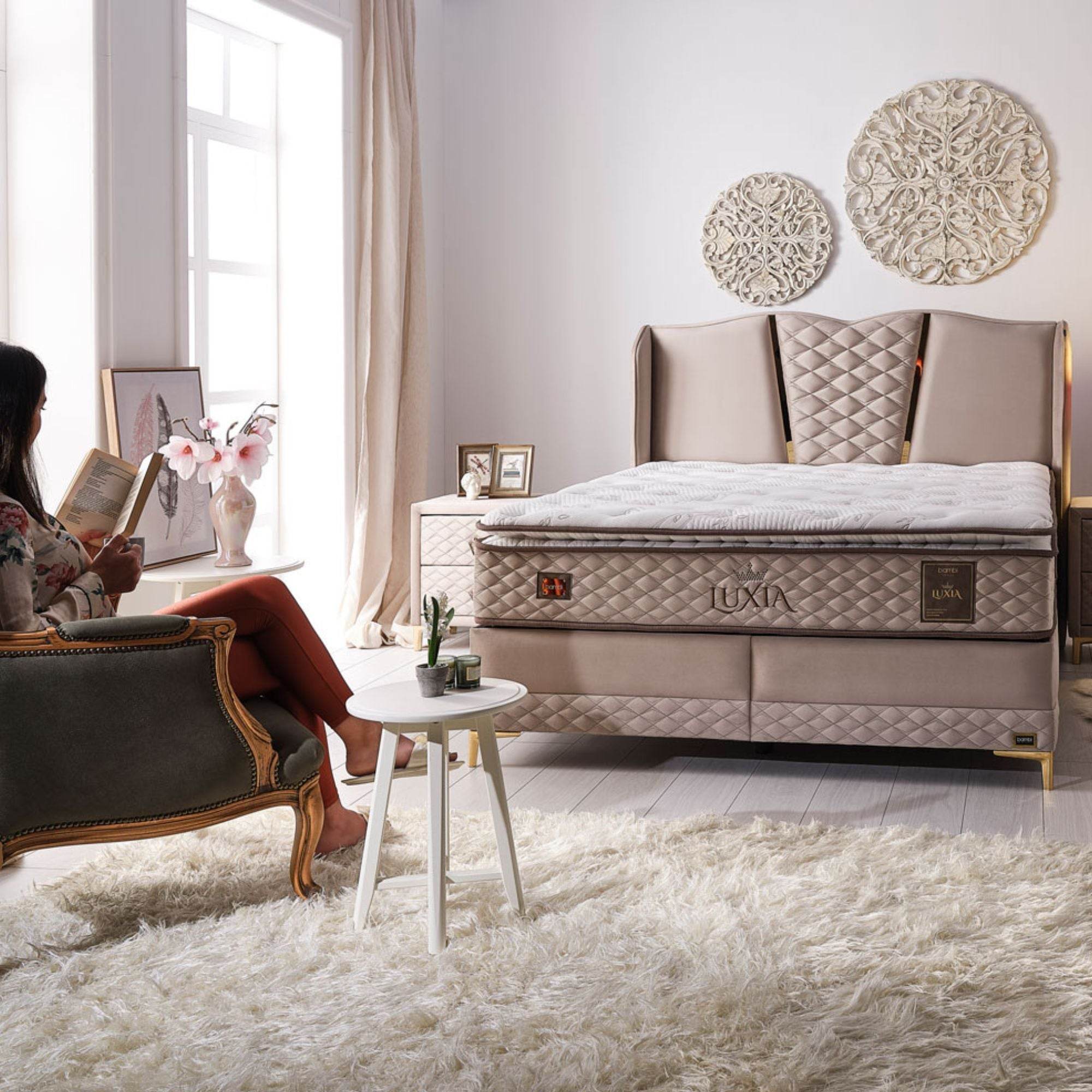 Bambi Luxia Boxspringbett Schlafzimmer Set - Ezmann.de