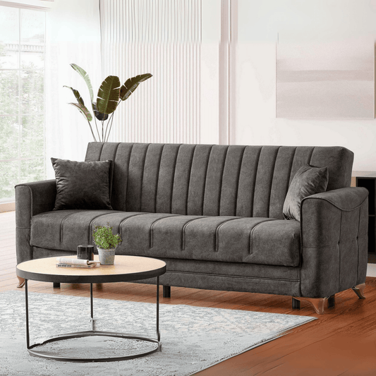 Ezmann 3-Sitzer Sofa mit Schlaffunktion und Stauraum Schlafsessel Gästebett - Ezmann.de