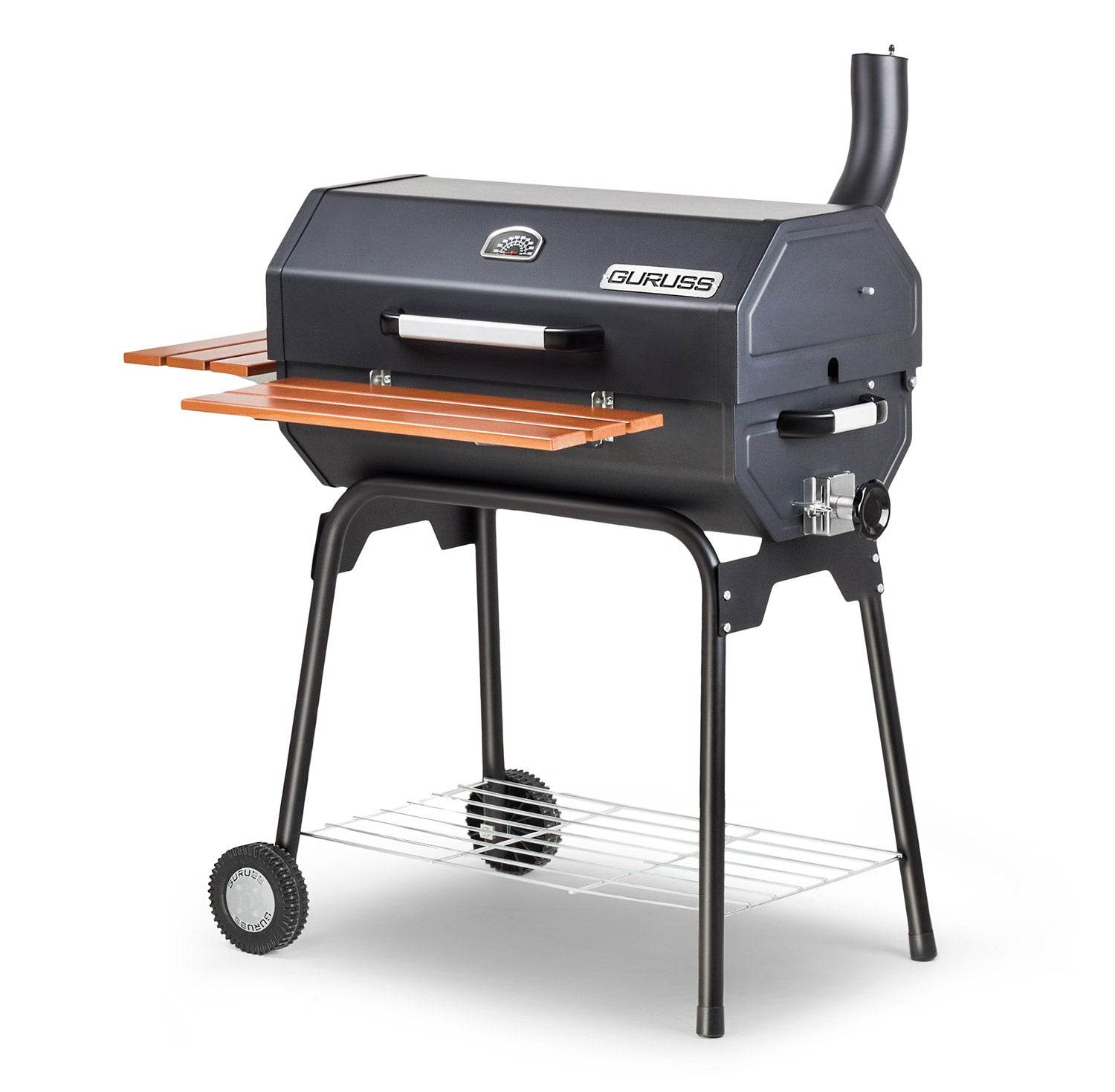 Guruss CG-075 Holzkohlegrill | 75×40 cm Grillfläche | Outdoor BBQ mit Ofenfunktion - Ezmann.de