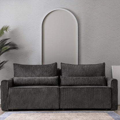 Benissa Schlafsofa 3 Sitzer mit Stauraum & Schlaffunktion | Ecksofa & Heimkino-Sofa, verstellbare Rückenlehne