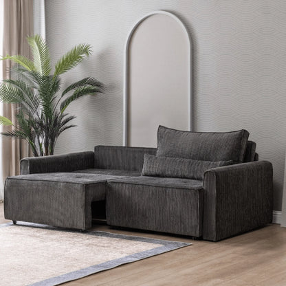 Benissa Schlafsofa 3 Sitzer mit Stauraum & Schlaffunktion | Ecksofa & Heimkino-Sofa, verstellbare Rückenlehne