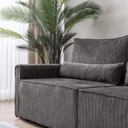 Benissa Schlafsofa 3 Sitzer mit Stauraum & Schlaffunktion | Ecksofa & Heimkino-Sofa, verstellbare Rückenlehne