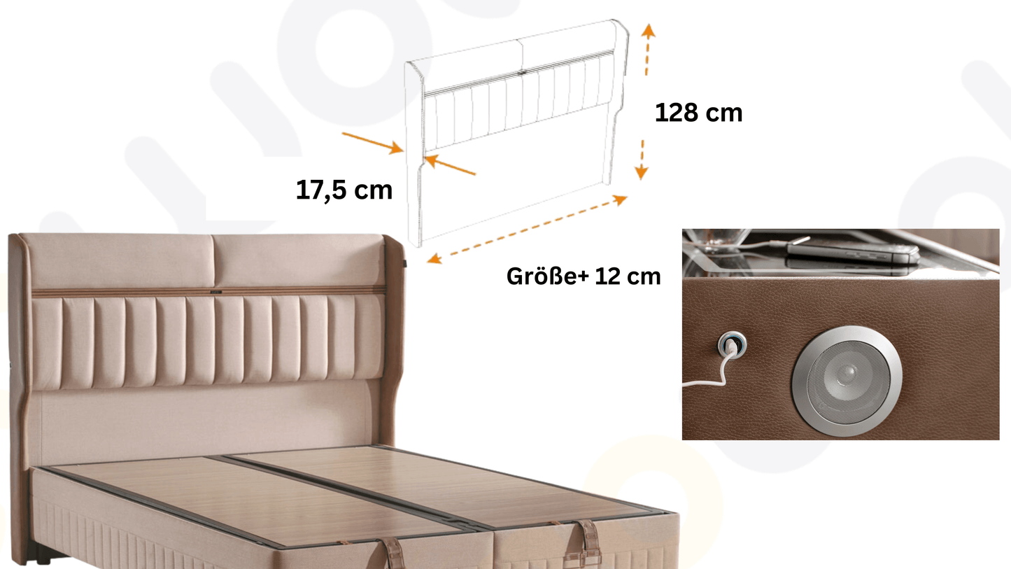 Bambi Biosalt Boxspringbett Salt Therapy Set - Ezmann.de