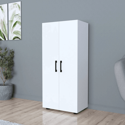 Gowoll Mehrzweckschrank mit 2 Türen 3 Weiß Einlegeboden 108x49x32 cm - Ezmann.de