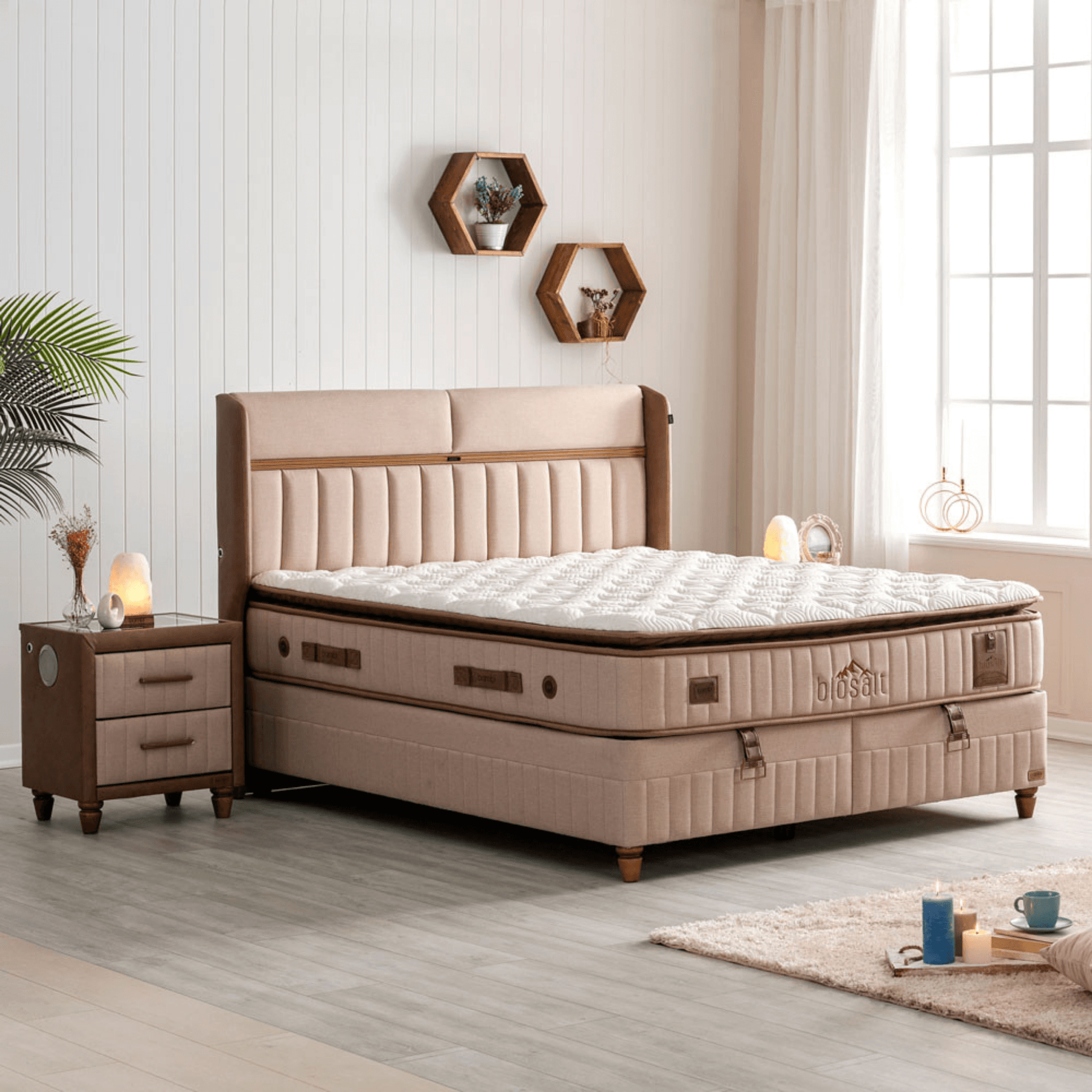 Bambi Biosalt Boxspringbett Salt Therapy Set - Ezmann.de