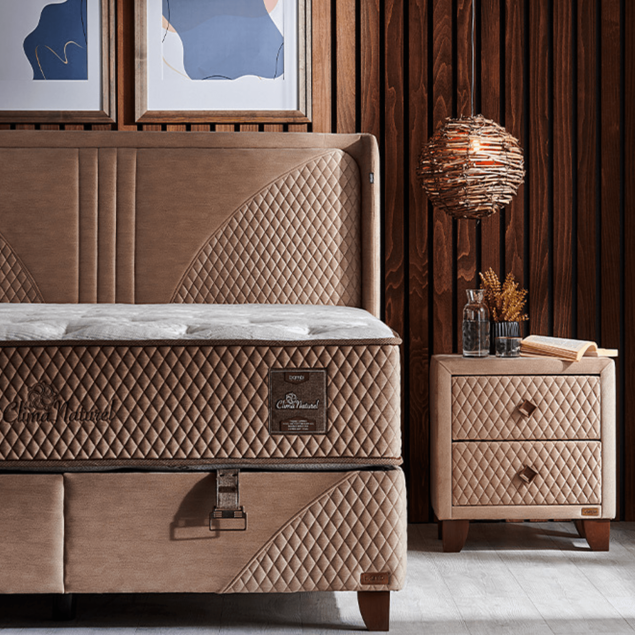 Bambi Clima Naturel Boxspringbett Schlafzimmer Set - Ezmann.de
