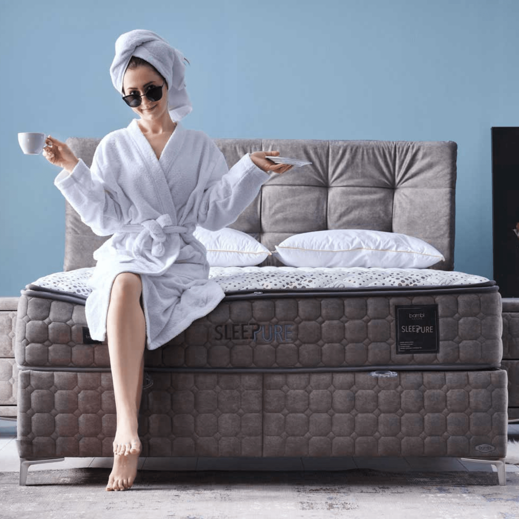 Bambi Sleeppure Boxspringbett Schlafzimmer Set - Ezmann.de