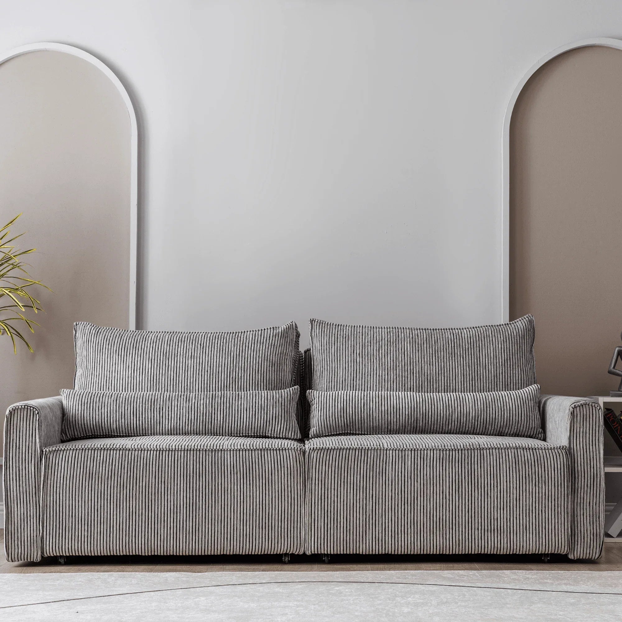 Benissa Schlafsofa 3 Sitzer mit Stauraum & Schlaffunktion | Ecksofa & Heimkino-Sofa, verstellbare Rückenlehne - Ezmann.de