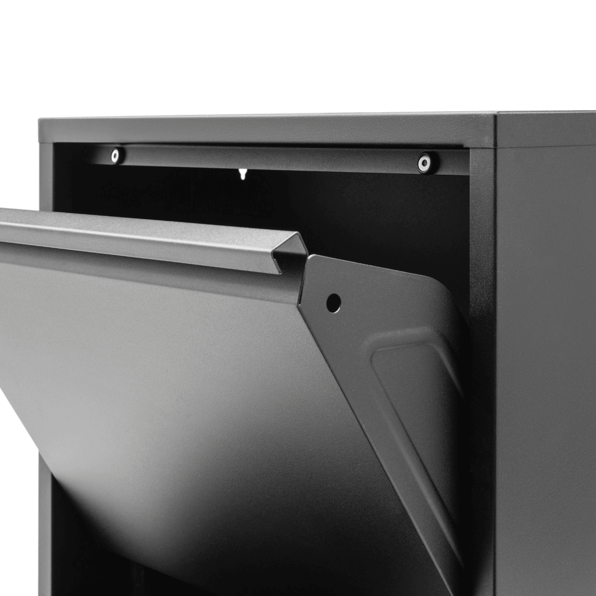 Alveon Schuhschrank (3 Klappen Schwarz) - Ezmann.de