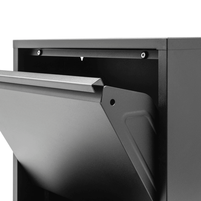 Alveon Schuhschrank (3 Klappen Schwarz) - Ezmann.de