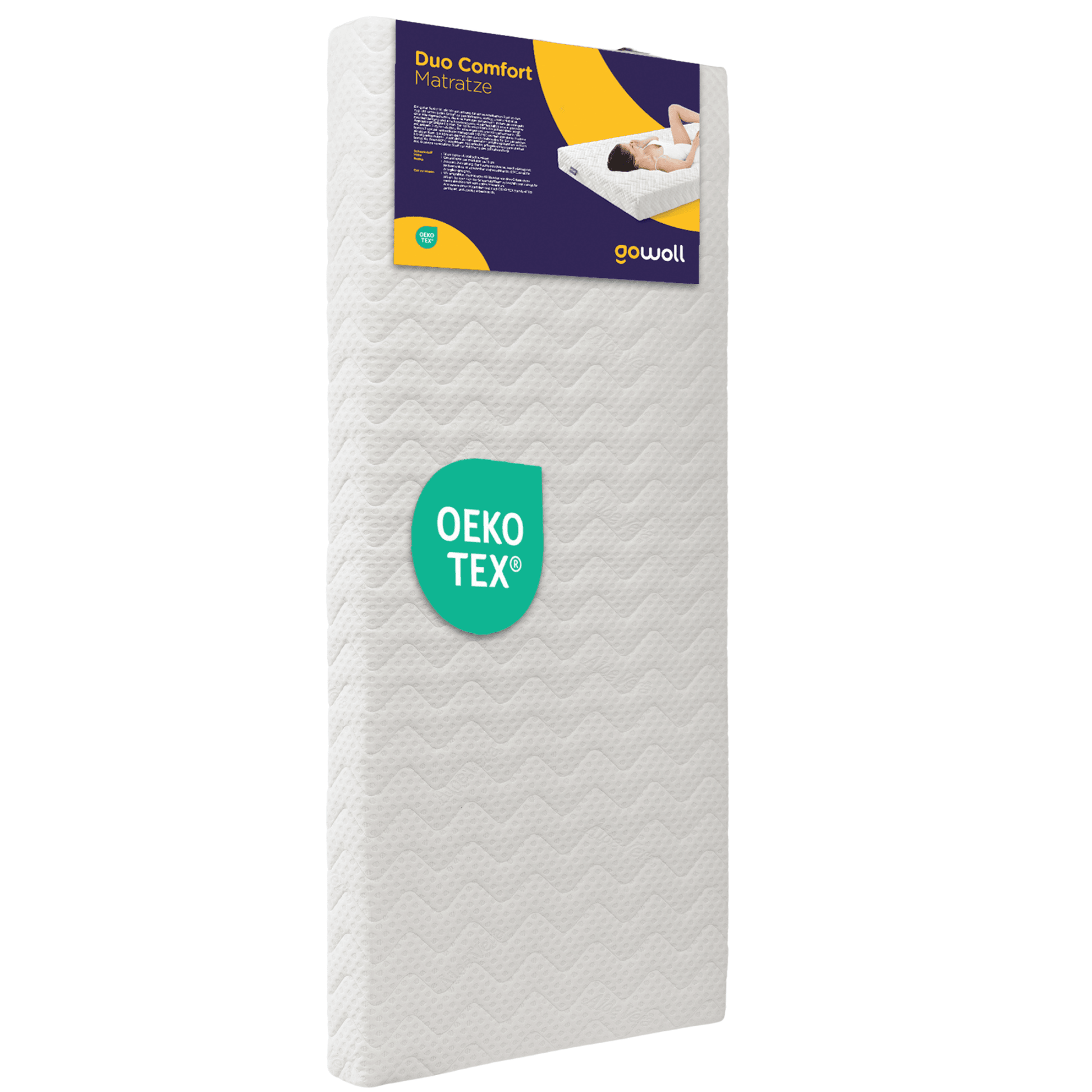 Duo Comfort 7 Zonen Allergenfrei und Atmungsaktiv Matratze mit Aloevera, Gowoll - Ezmann.de