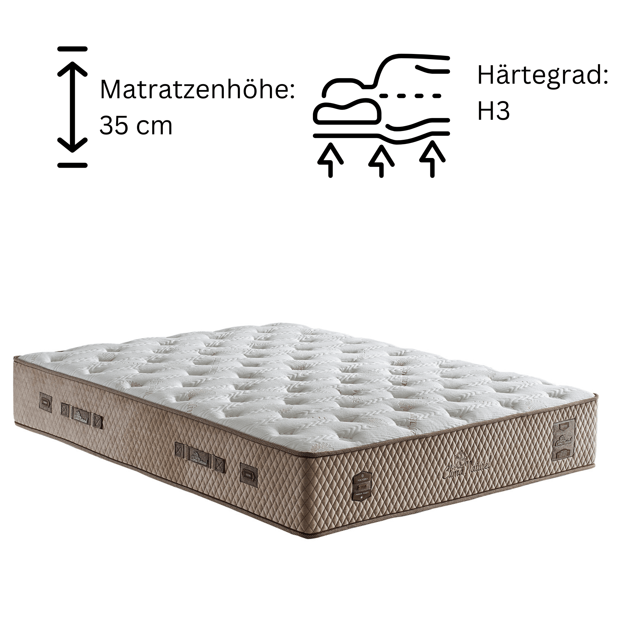 Bambi Clima Naturel Boxspringbett Schlafzimmer Set - Ezmann.de
