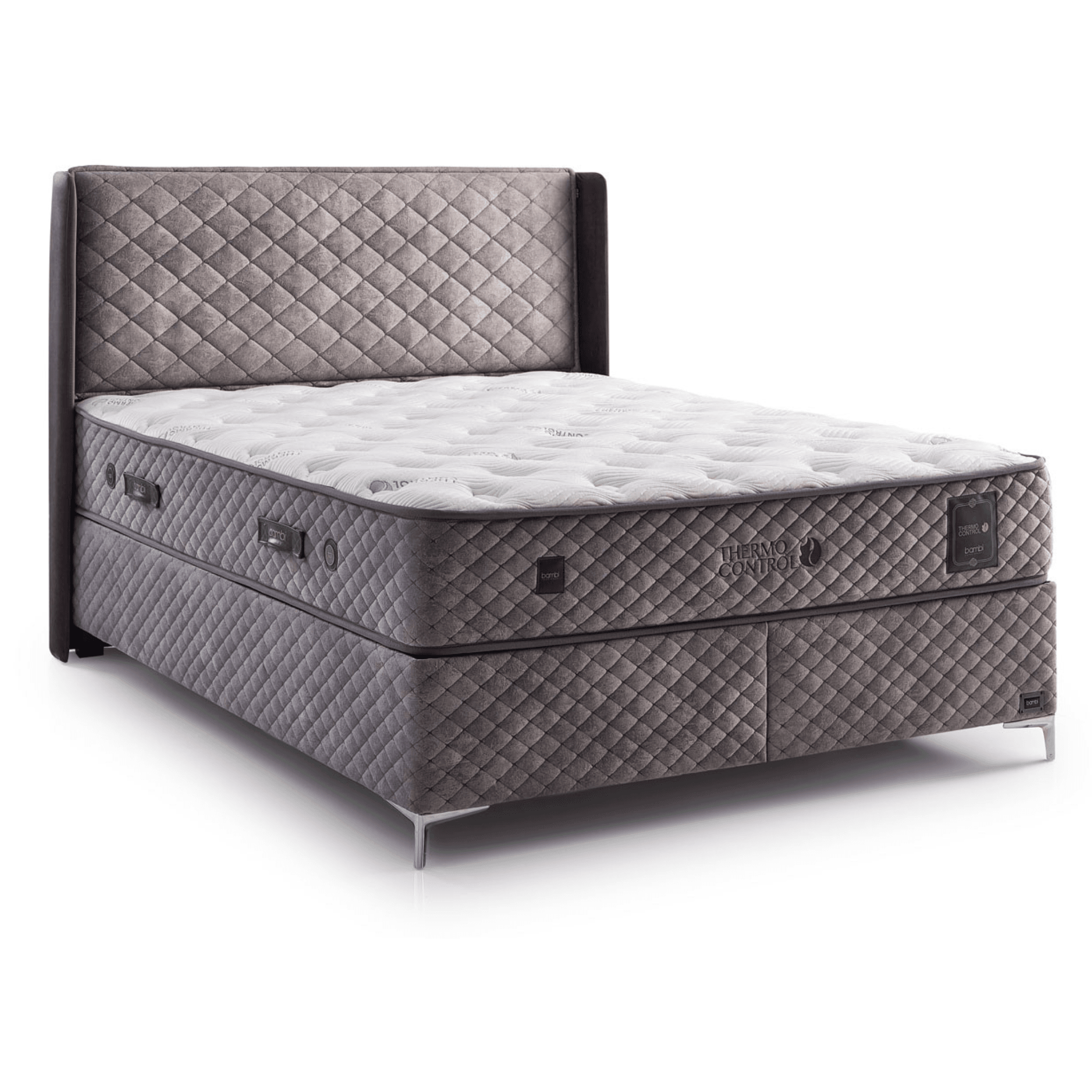 Bambi Thermo Control Boxspringbett mit Matratze & Bettkästen - Ezmann.de