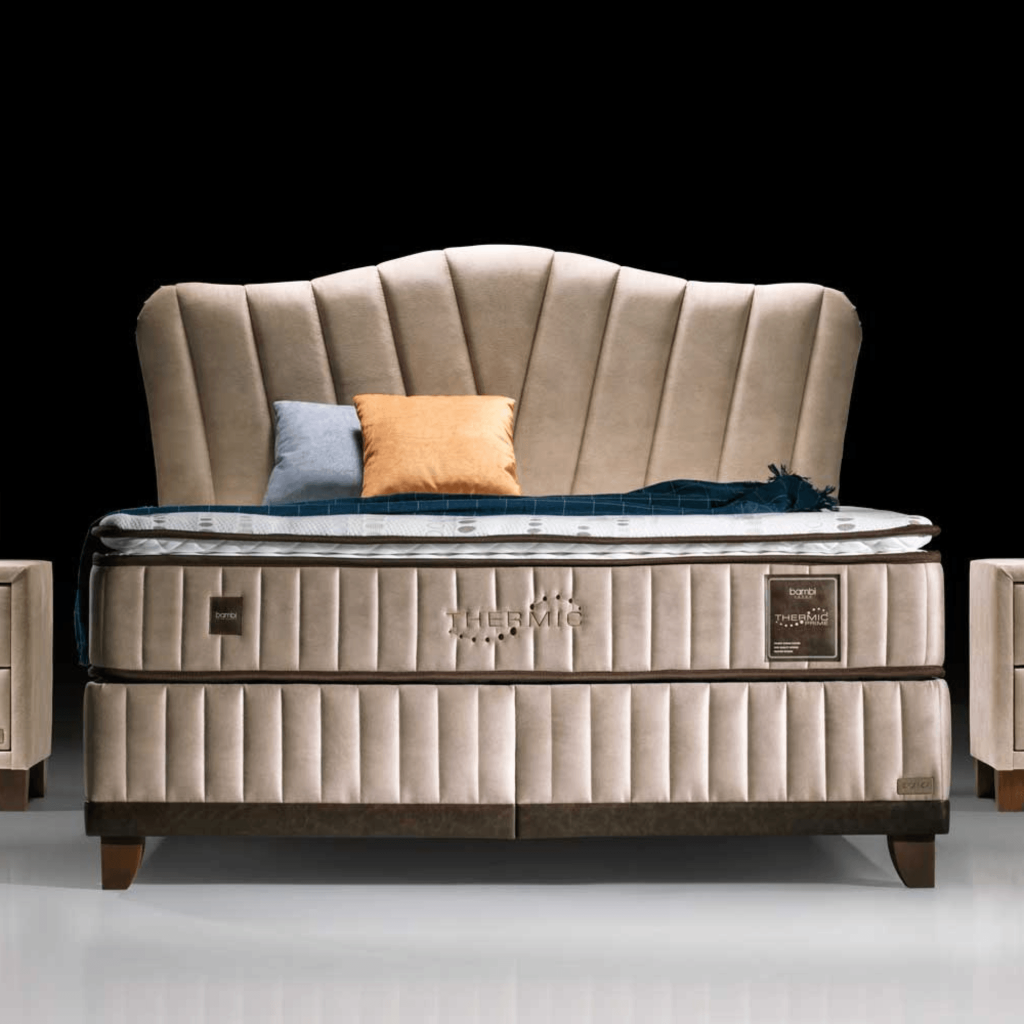 Bambi Thermic Prime Boxspringbett mit Matratze & Bettkästen - Ezmann.de
