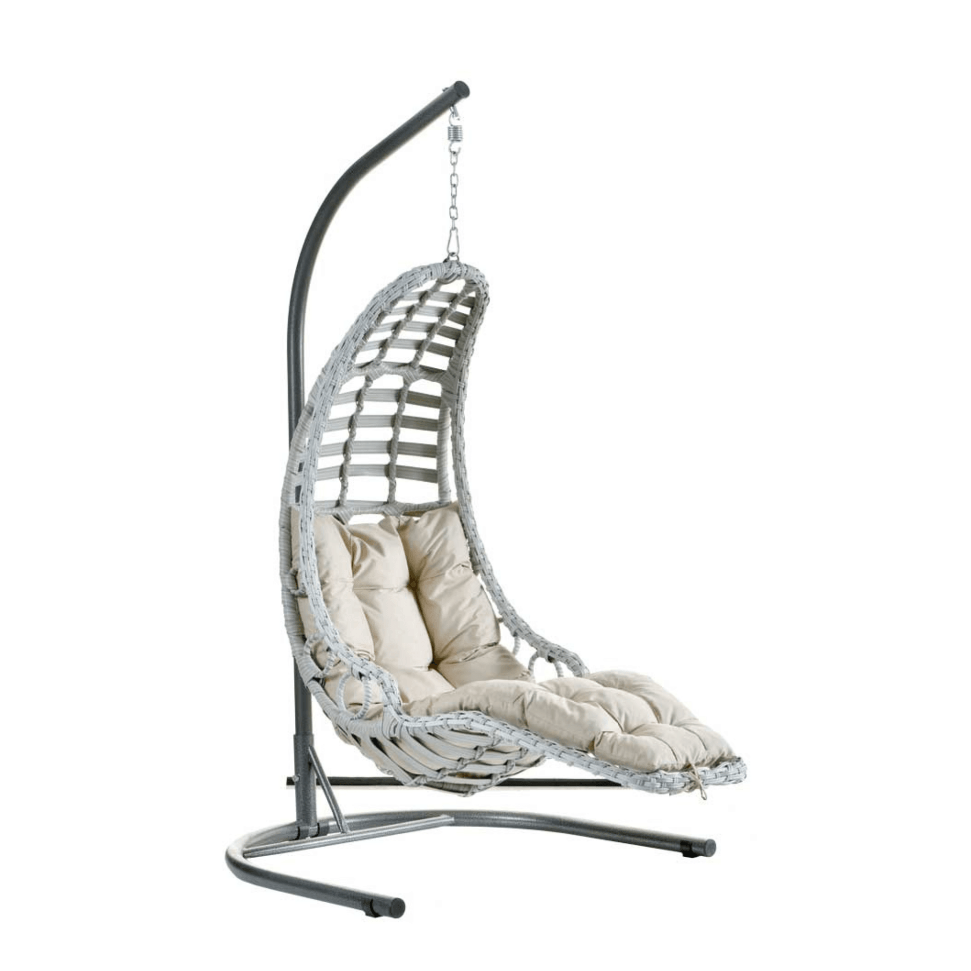 Capri Swing Gartenschaukel Rattan Hängesessel mit Gestell Hängeschaukel Bodrum - Ezmann.de