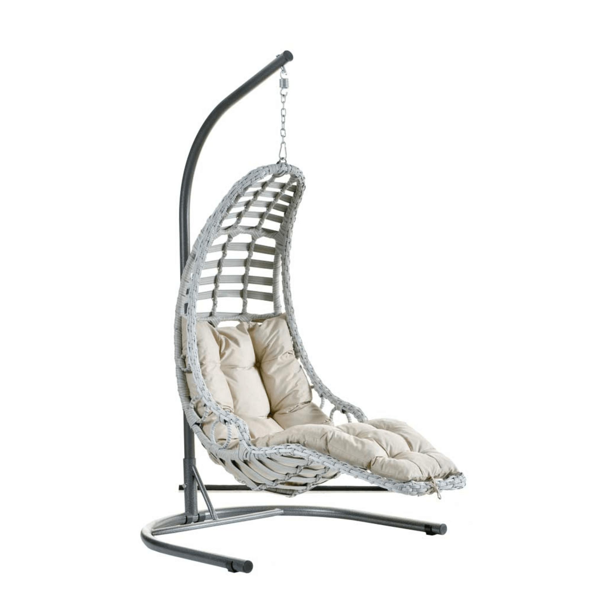Capri Swing Gartenschaukel Rattan Hängesessel mit Gestell Hängeschaukel Bodrum - Ezmann.de