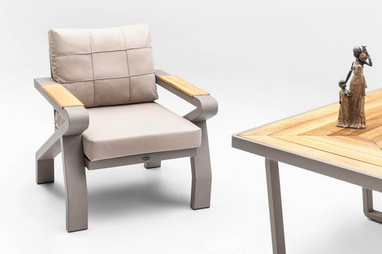 Gowoll Casablanca Gartenlounge-Set Gartengarnitur Gartenmöbel Set 5 Personen Gartentisch für Outdoor - Ezmann.de