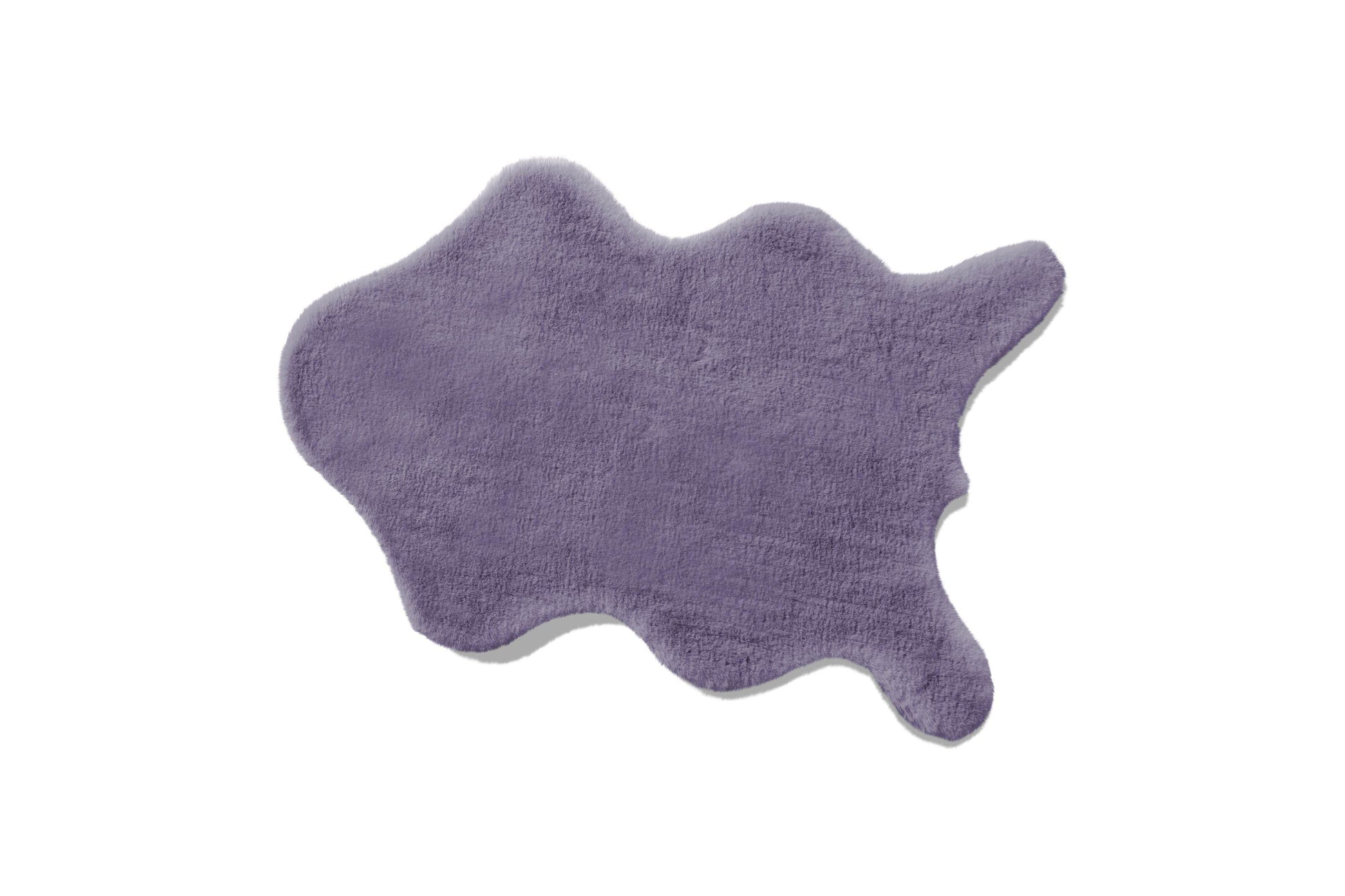 Kaninchenfell Teppich in Kunstfell-Optik | Weicher & Kuscheliger Wohnzimmerteppich von Moln - Ezmann.de