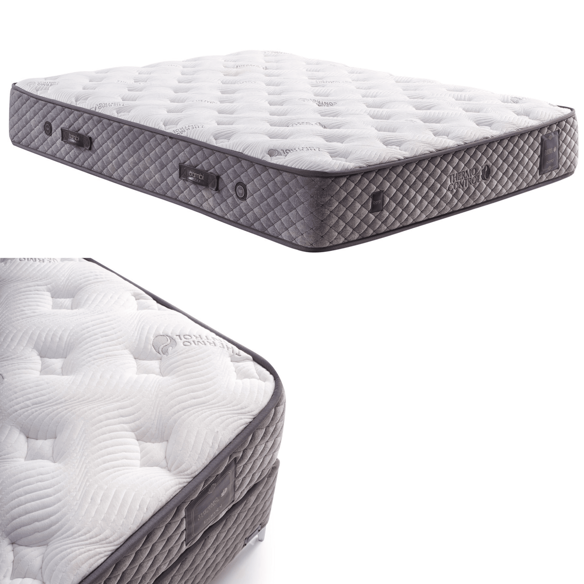 Bambi Thermo Control Boxspringbett mit Matratze & Bettkästen - Ezmann.de