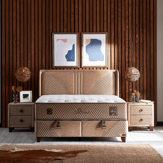 Bambi Clima Naturel Boxspringbett Schlafzimmer Set - Ezmann.de