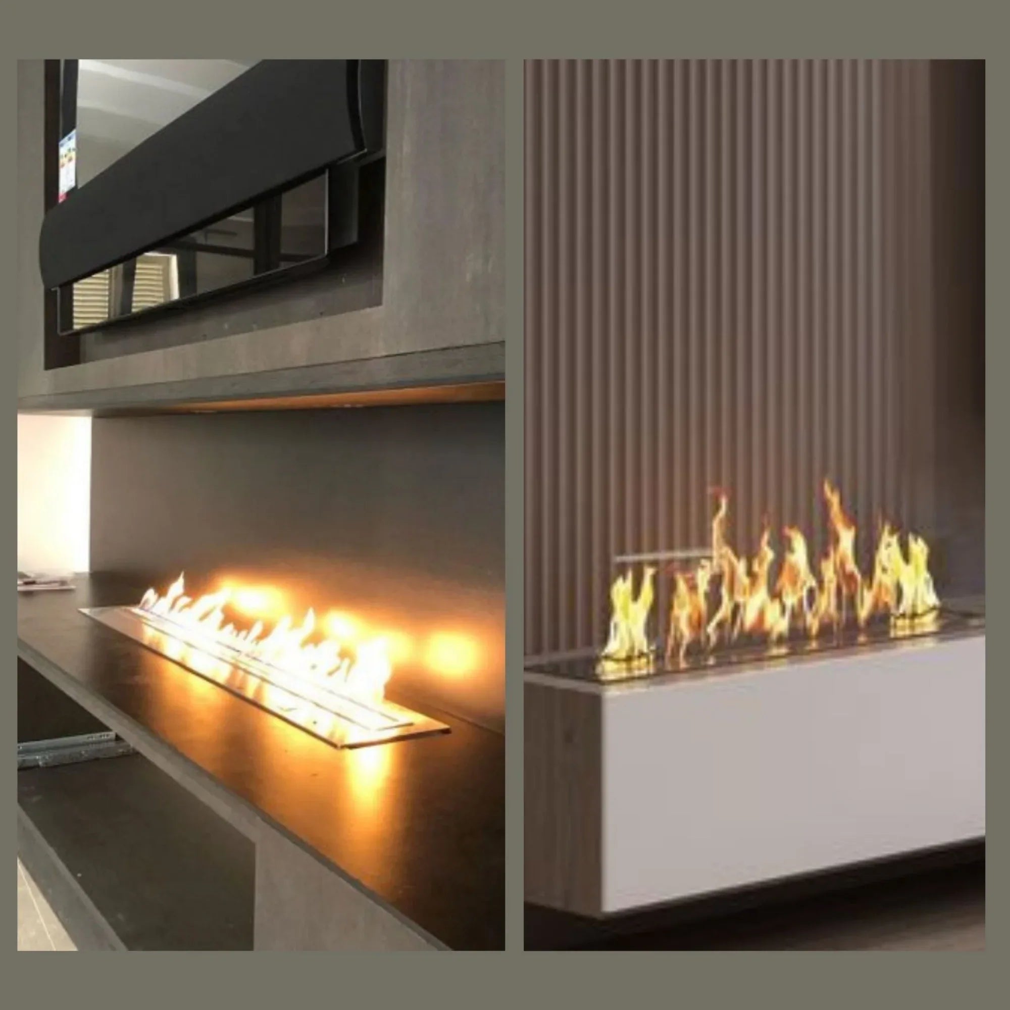 Korflame 90 cm Brennerloser Kamin - Ezmann.de