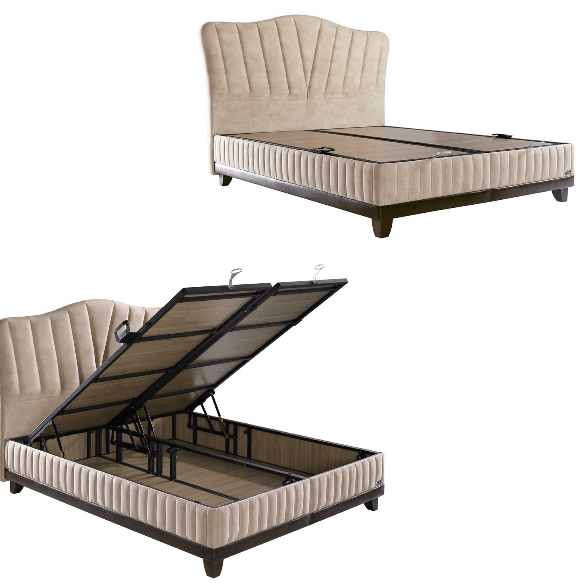 Bambi Thermic Prime Boxspringbett mit Matratze & Bettkästen - Ezmann.de